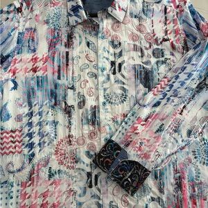 Robert Graham Multicolor Patterned Shirt